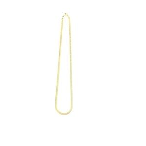 Gold on top of sterling silver necklace